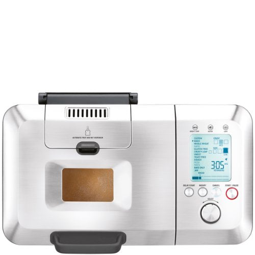 Breville BBM800XL Custom Loaf Bread Maker, Brushed Stainless Steel
