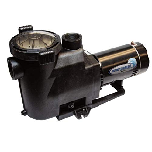 Blue Thunder In Ground Pool Pump, Single (56 Frame) Speed, 2 Inch Ports to Retro-Fit Most Pentair Whisper Flow Pumps, 1HP (Same Day Shipping)