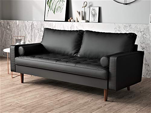 US Pride Furniture Modern Living Room Set, Black
