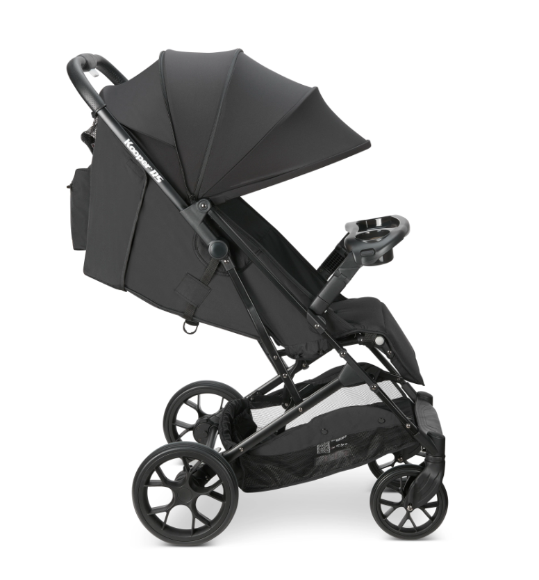 Joovy Kooper RS Single Stroller With Snack Tray Black New