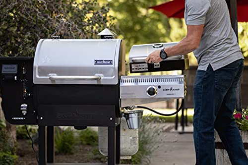 Camp Chef PG14BB 14” Sidekick Sear (Includes Stainless Steel BBQ Box), Silver