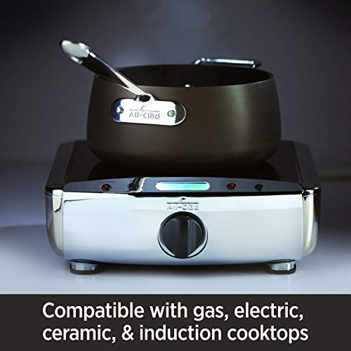 All-Clad E785SC64 Ha1 Hard Anodized Nonstick Dishwasher Safe PFOA Free Cookware Set, 10-Piece, Black