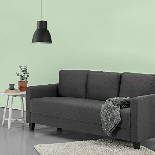 ZINUS Sunny Sofa Couch / Easy, Tool-Free Assembly, Steel Grey