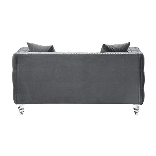 Lexicon Spencer Living Room Loveseat, Gray