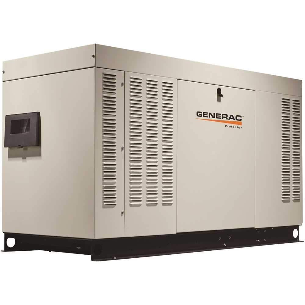 Generac Protector RG06024GNAX 60kW Liquid Cooled 3 Phase 120/208V Standby Generator Natural Gas New