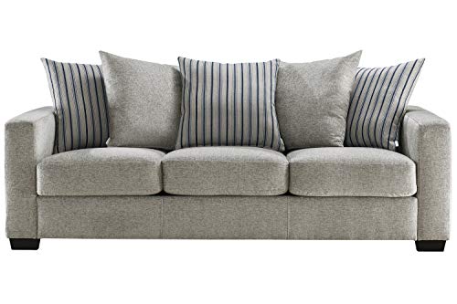 Acanva Luxury Modern Chenille Living Room Sofa, 85