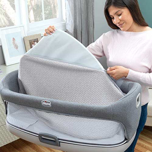 Chicco Close to You 3-in-1 Bedside Bassinet - Heather Grey