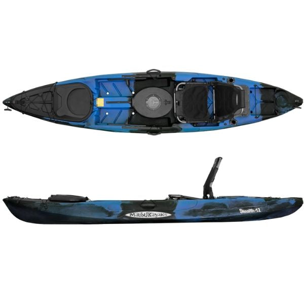Malibu Stealth Fishing Kayak Package