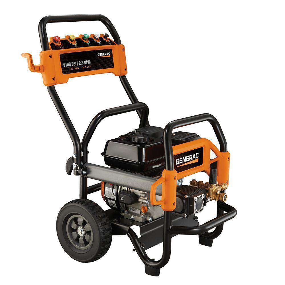 Generac 6590 3,100 PSI 2.8 GPM OHV Engine Triplex Pump Gas Pressure Washer New