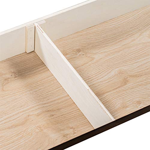 Twin Size Daybed with Inseparable 2 Drawers, Wooden Daybed Frame, Espresso