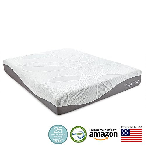 Perfect Cloud UltraPlush Charcoal-Infused 10-inch Memory Foam Mattress - Bed-in-a-Box (King)
