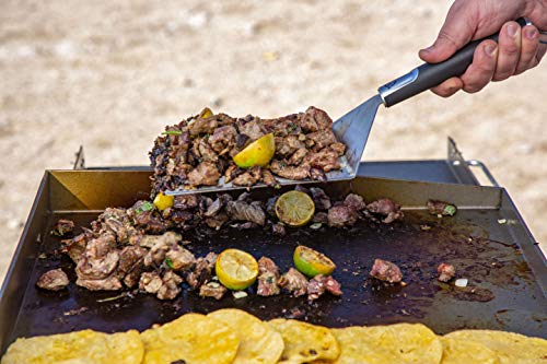 PIT BOSS PB757GD 4 Burner LP Gas Griddle, 4. 7mm Thick pre-Seasoned top, Black