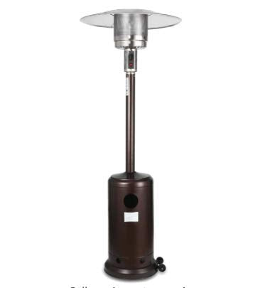 Solartech Bronze Outdoor Patio Heater Ideal for Restaurants, Decks, and patios