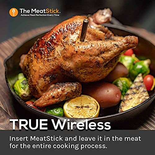 MeatStick WiFi Pro Set | Unlimited Range Wireless Meat Thermometer App Enabled Low & Slow BBQ, Smoker, Stove Top, Oven, Deep Frying, Sous Vide, Rotisserie, Kamado