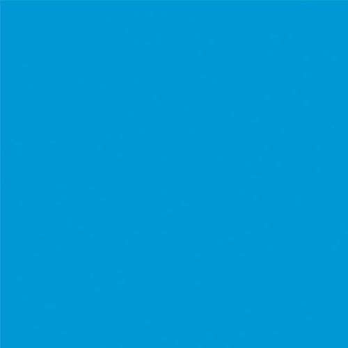 24 Foot Round Overlap Above Ground Pool Liner - 30 Gauge - Solid Blue