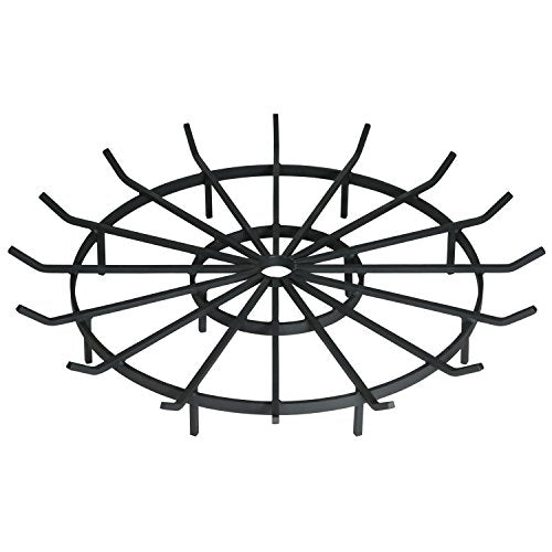 SteelFreak Wagon Wheel Firewood Grate for Fire Pit - Made in The USA (40 Inch)
