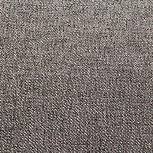 Christopher Knight Home Phelps Modern Fabric Chaise Loveseat, Grey, Silver