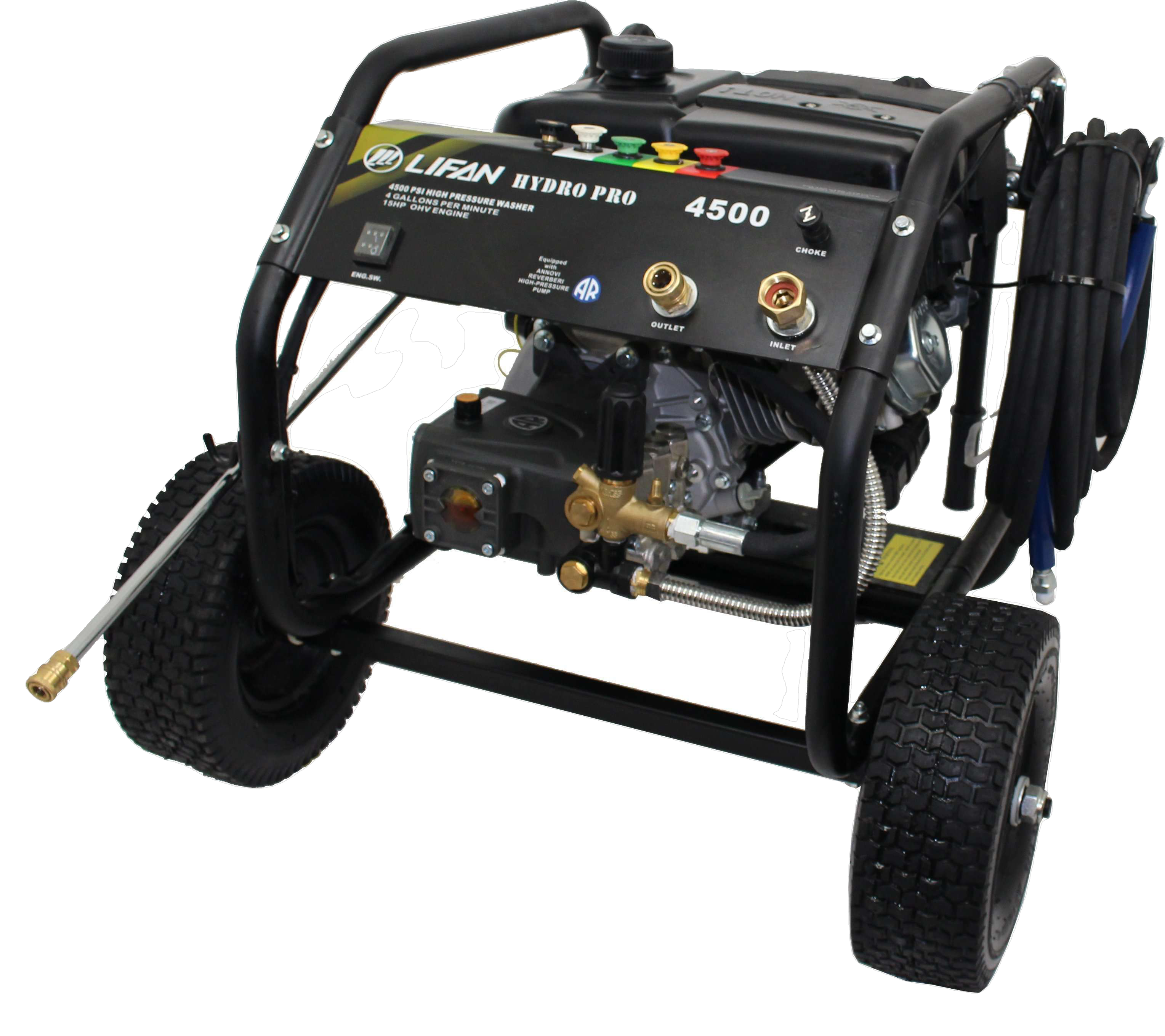 Lifan LFQ4515E Hydro Pro 4500 PSI 4 GPM Electric Start Pressure Washer Open Box (Never Used)