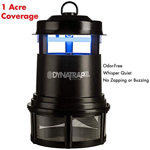 DynaTrap DT2000XL Extra-Large Insect Trap 2 UV Bulbs, 1 Acre, Black & Insect Trap (DT2000XLP), XL, Black
