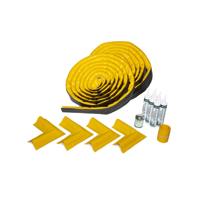 Justrite Make-A-Berm, Custom Spill Containment Kit, 1.5 inch - 2 Inch High X 50 Feet Long