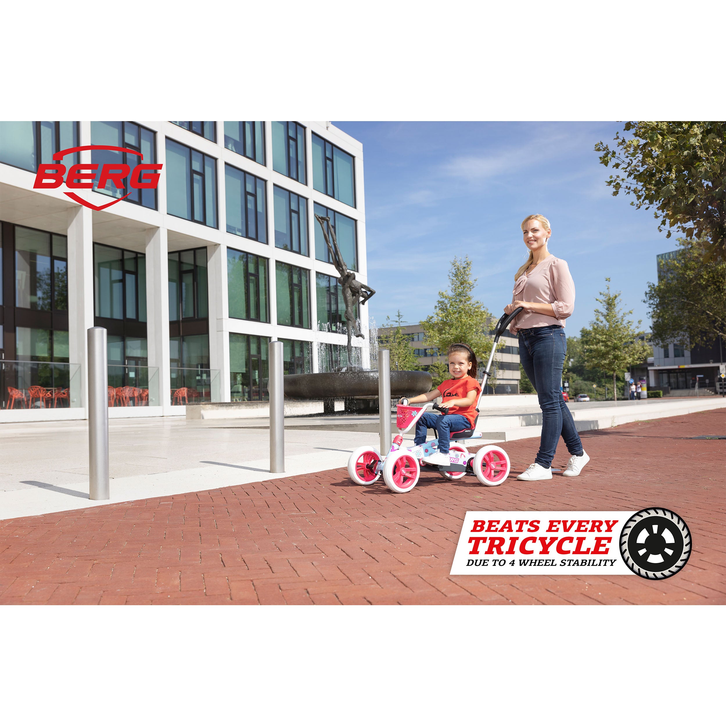 BERG Buzzy Bloom 2-In-1 Pedal Kart