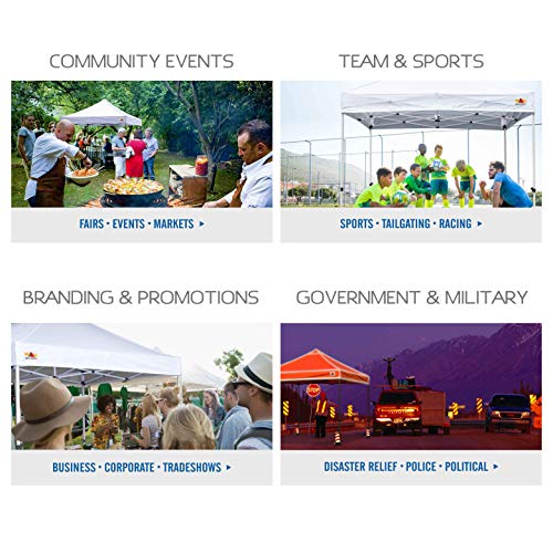 ABCCANOPY Classic Ez Pop up Canopy Tent with Sidewalls 10x15 Market and Patio-Series, Beige