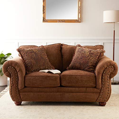Lane Home Furnishings Outback Loveseat, Chocolate