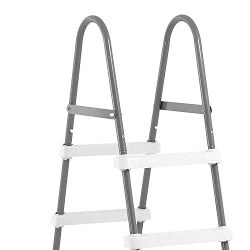 Intex 10ft x 30in Metal Frame Above Ground Pool & Intex Steel Frame Pool Ladder