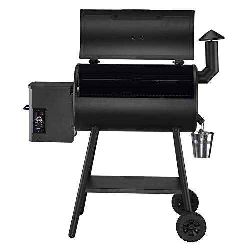 Z GRILLS 550B2 Wood Pellet Grill & Electric Smoker BBQ Combo with Auto Temperature Control | 2021 Upgrade | 553 sq in Black