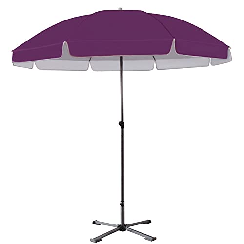 JTYX 2.4m Beach Umbrella Portable Table Umbrella Outdoor Parasol Sun Shelter Patio Umbrella Sunshade Umbrella for Garden Beach Outdoor (Without Base)