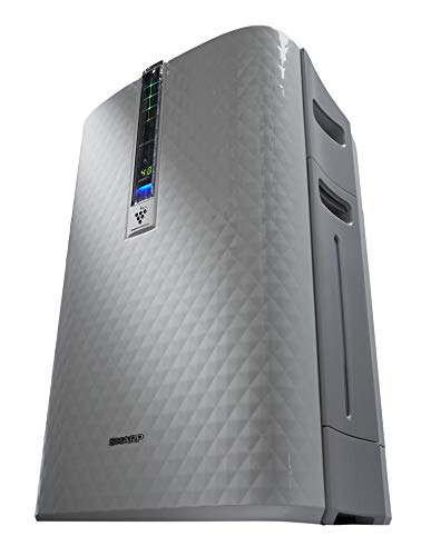 Sharp Triple Action Plasmacluster Air Purifier with Humidifying Function (254 sq. ft.), KC-850U , White