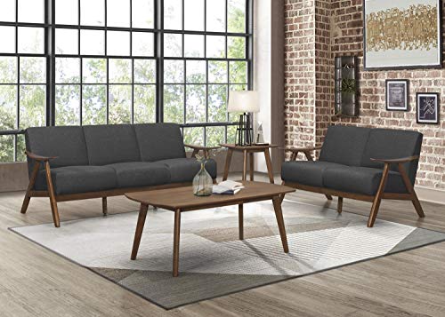 Lexicon Elle Sofa, Dark Gray