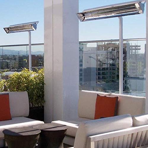 Infratech WD5024SS Dual Element 5,000 Watt Electric Patio Heater, Choose Finish: Stainless Steel