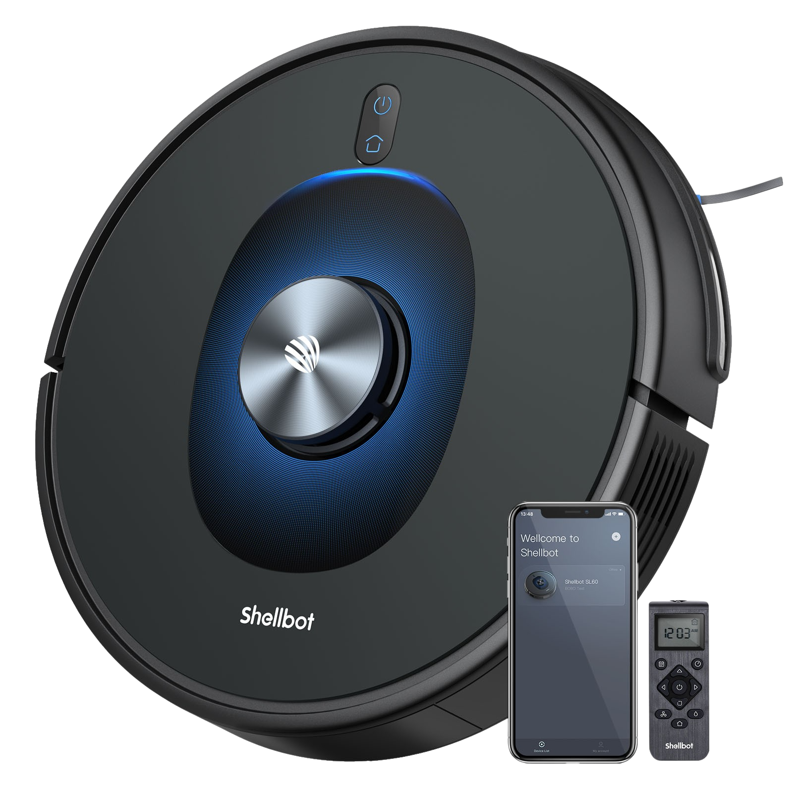 Shellbot SL60 Self-Charging 2 in 1 Robot Vacuum and Mop New