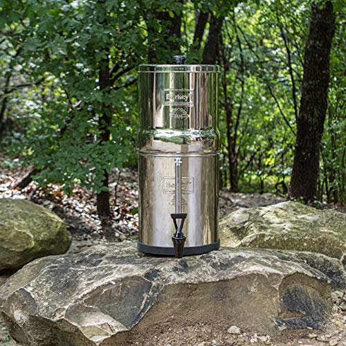 Big Berkey Gravity-Fed Water Filter with 2 Black Berkey Purification Elements