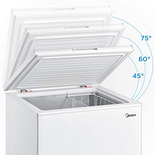 Midea MRC050S0AWW Chest Freezer, 5.0 Cubic Feet, White