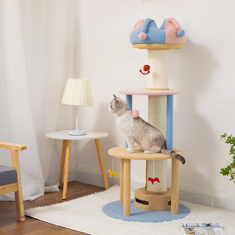 Funny Clown Cat Tree