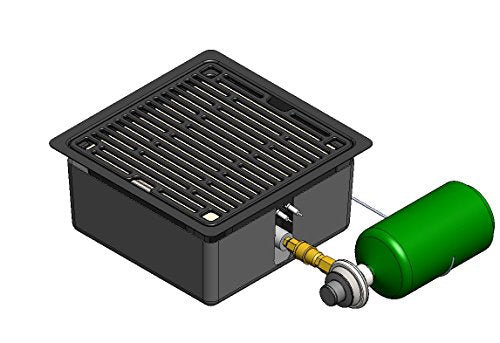 Table Grill | Raclette Style | Korean BBQ Outdoor Patio Table Propane Grill Insert