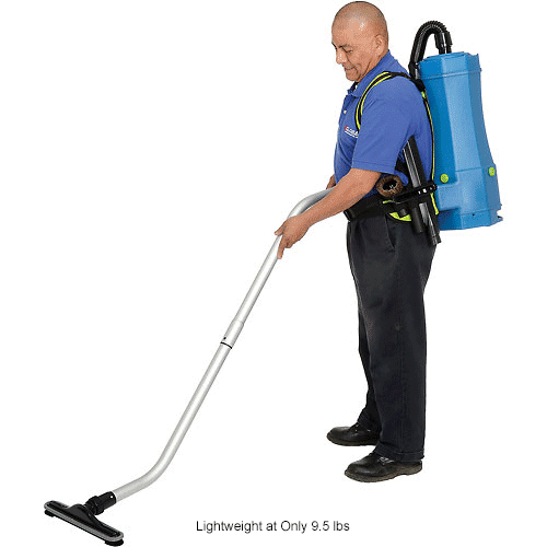 6 Quart HEPA Backpack Vacuum w/8-Piece Tool Kit