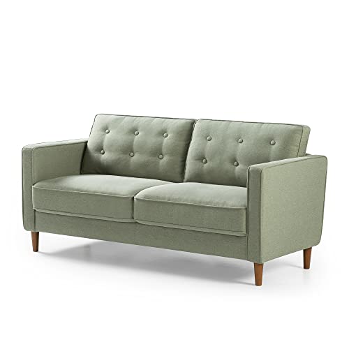 ZINUS Lauren Sofa Couch / Button Tufted Cushions / Easy, Tool-Free Assembly, Pear Green