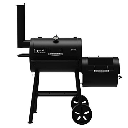 Dyna-Glo DGSS730CBO-D-KIT Signature SeriesBarrel Charcoal Grill & Side Firebox