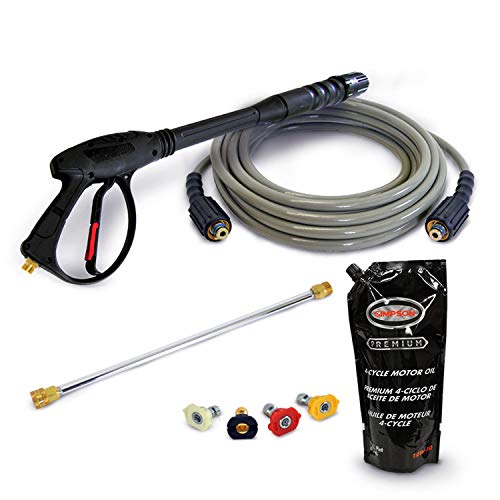 Simpson MS60920 3200 PSI, 2.5 GPM Gas Pressure Washer Powered by Honda GC190