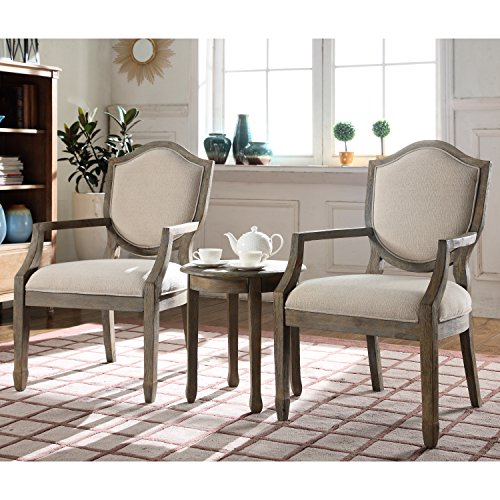 Best Master Furniture Brave Traditional Living Room Accent Chair and Table Set, 23