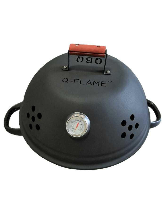 QStoves QBQ Barbecue Grill & Smoker With Thermometer New