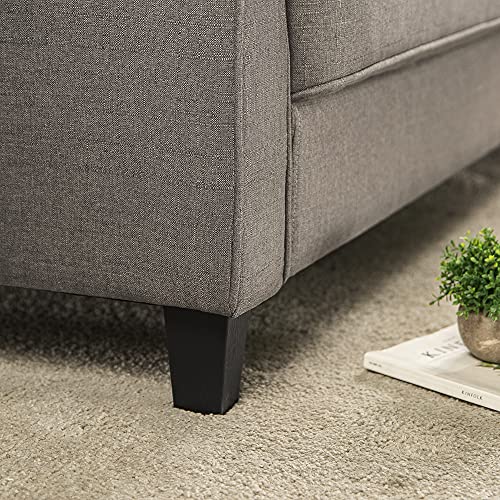 ZINUS Sayan Sofa Couch / Easy, Tool-Free Assembly, Sand Grey