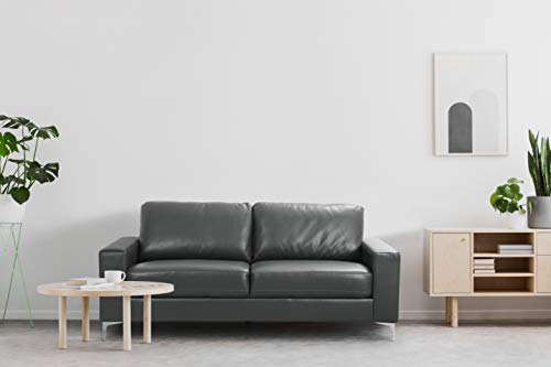 Lexicon Maysville Leather Gel Match Track Arm Sofa, 79.5