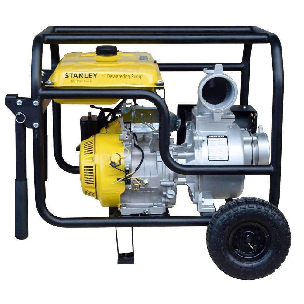 Stanley ST4WPLT-CA 13 HP 4 in. Suction Non-Submersible Displacement Water Pump Open Box (Never Used)