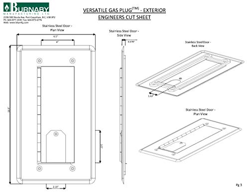 Burnaby Manufacturing VGP-EXT-2#-50 Versatile Plug(TM) Exterior 2# 1/2