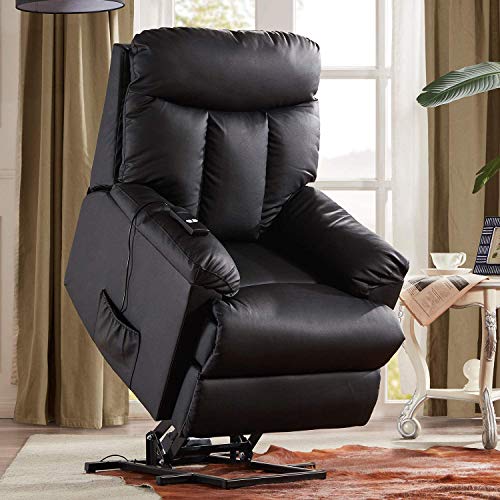 Lift Chairs for Elderly - Lift Chairs Recliners Lift Chairs Sofa Electric Recliner Sofa with Remote Control Soft PU Lounge