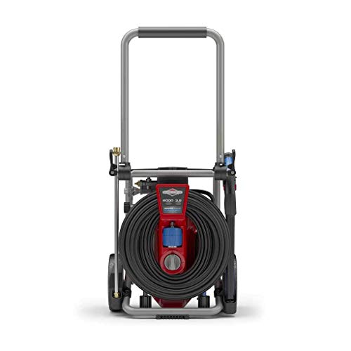 Briggs & Stratton S2000P 2000 MAX PSI at 1.1 GPM Electric Pressure Washer with Power flow+ Technology, Detergent Tank, 25-Foot High-Pressure Hose, and 7-in-1 Nozzle